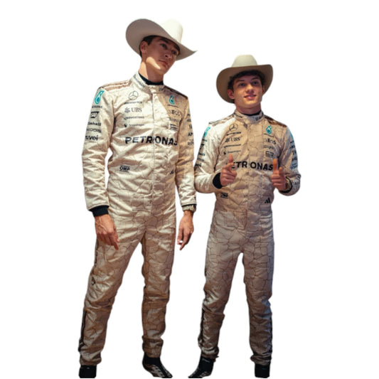 2025 Andrea Kimi Antonelli & George Russell Mercedes replica new look suit
