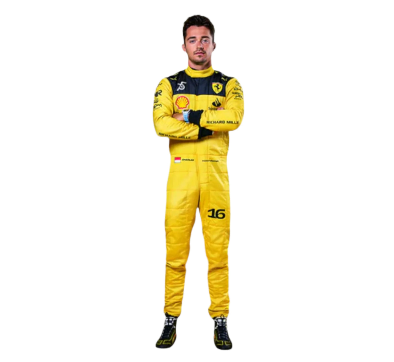Charles Leclerc Ferrari's 75th anniversary Suit Special Edition