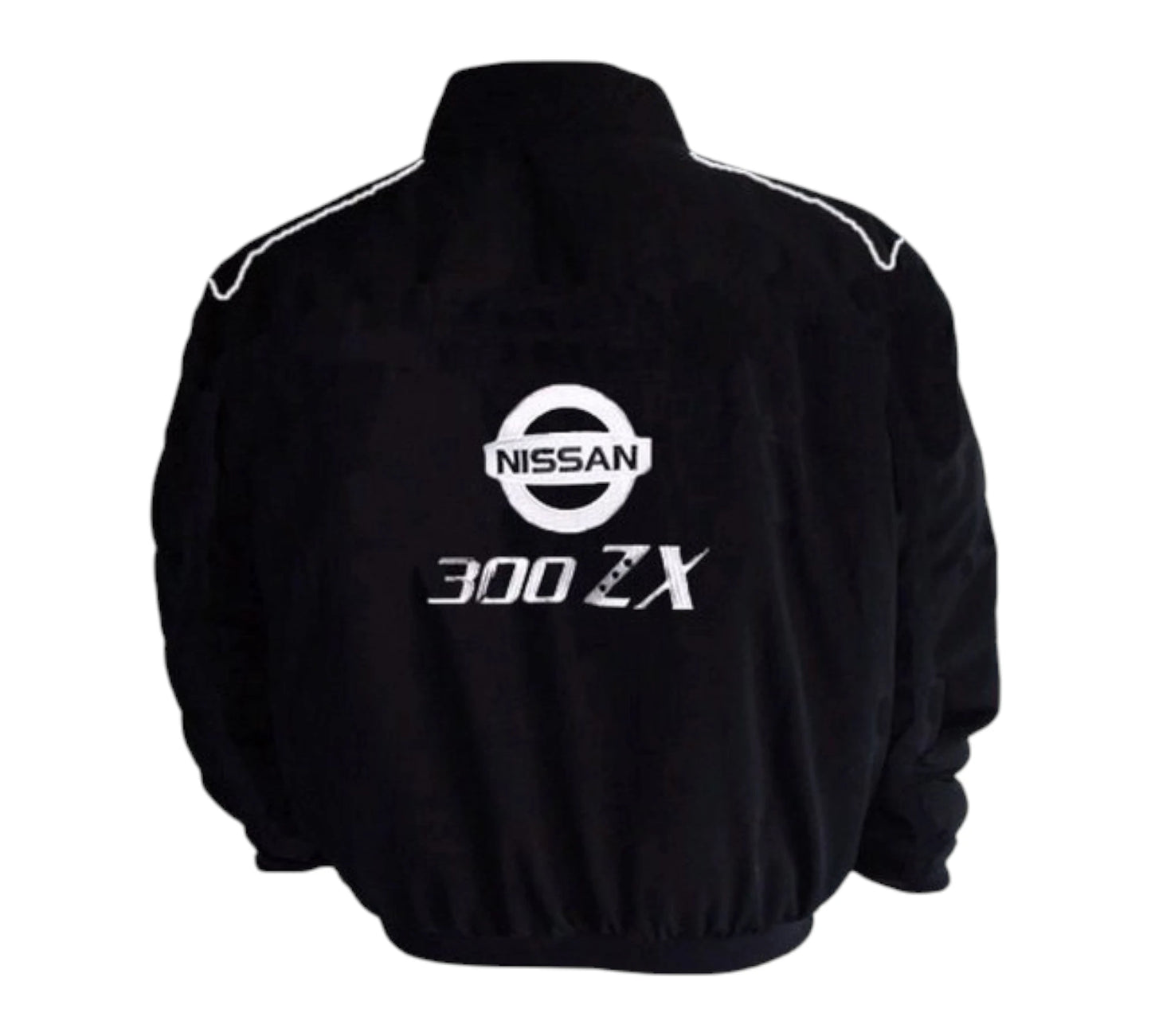 Black jacket with Nissan logo and '300ZX' text on a white background