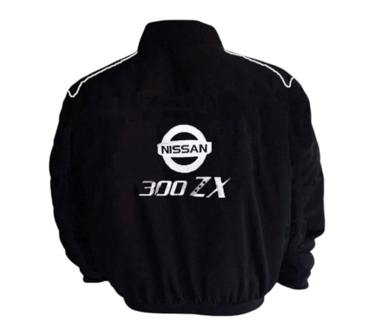 Black jacket with Nissan logo and '300ZX' text on a white background