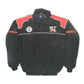 Black jacket with red and white accents featuring Nissan and GT-R logos on a white background.