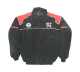 Black jacket with red and white accents featuring Nissan and GT-R logos on a white background.