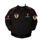 Red Pontiac racing jacket on a white background