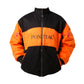 Red jacket with Pontiac Racing logo on a white background