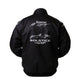 Black jacket with Pontiac Solstice GXP branding on a white background