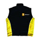 Black vest with yellow sleeves featuring a Renault logo on a white background