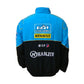 Black vest with red sleeves featuring the Renault logo on a white background