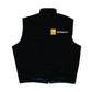 Black vest with yellow sleeves featuring a Renault logo on a white background