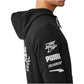 Black hoodie with Puma and Scuderia Ferrari logos on a white background