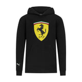 Black hoodie with Ferrari logo on a white background