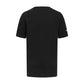 Black t-shirt on a white background