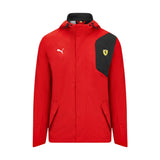 Red and black jacket with Puma and Ferrari logos on a white background