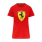 Red t-shirt with Ferrari logo on a white background
