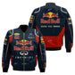 Sebastian Vettel F1 Racing 2011 Red Bull Vintage Bomber Jacket