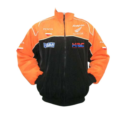 Honda Repsol Snap-on Racing Jacket Orange on Black
