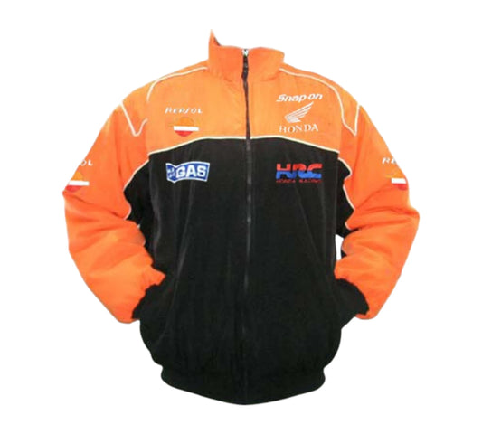 Honda Repsol Snap-on Racing Jacket Orange on Black
