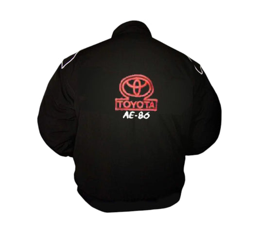 Black jacket with Subaru logo on a white background