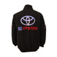 Black jacket with Toyota logo and 'MR2 Spyder' text on a white background