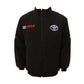 Black jacket with Toyota branding on a white background