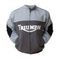 Gray and black jacket with Triumph logo on a white background
