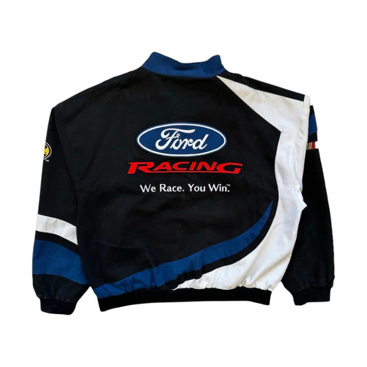 Ford Racing jacket with logo and text on a white background