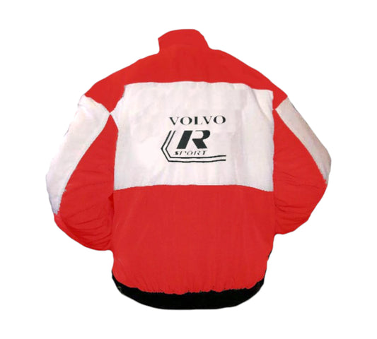Black jacket with Volvo Sport logo on a white background