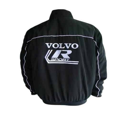 Black jacket with Volvo Sport logo on a white background