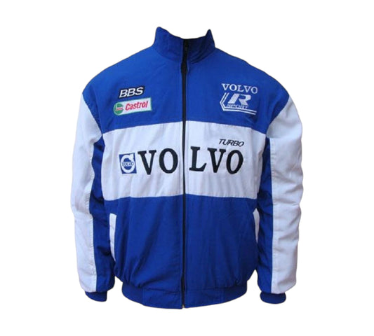 Black jacket with Volvo logo on a white background