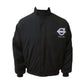 Black jacket with Triumph branding on a white background
