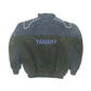 Gray jacket with 'Yamaha' branding on a white background
