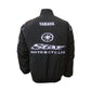 Black jacket with Yamaha and Star Motorcycles logos on a white background