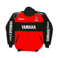 Black and red jacket with Yamaha and Vmax branding on a white background