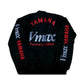 Black jacket with Yamaha and Vmax branding on a white background